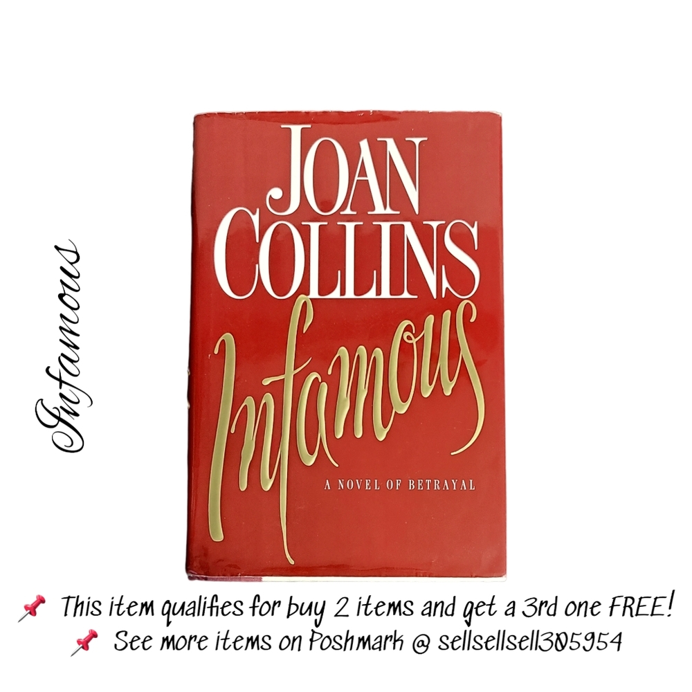 📌 *Book - Infamous - Joan Collins - Hardcover